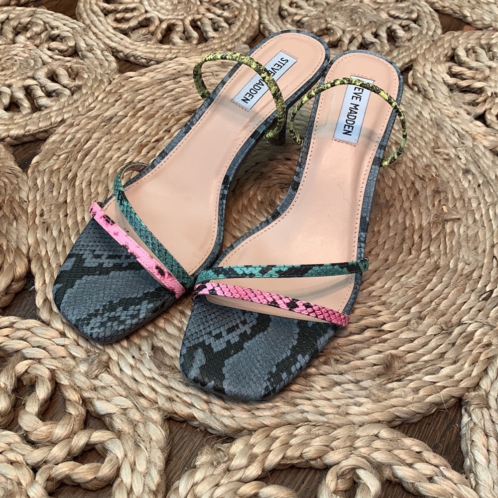 Steve Madden snakeskin sandal